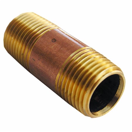 Swivel 0.5 Male Pipe Thread x 2 Long Brass Nipple SW699680